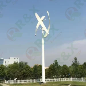 Vendita di casa 3 5 10 20kW Turbina eolica per asse verticali e sistema solare 220V 380 V Mimmia a vento - immagine 4